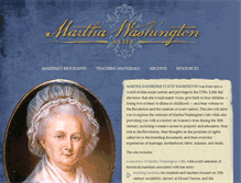 Tablet Screenshot of marthawashington.us